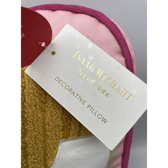 Isaac Mizrahi Fries Before Guys Pillow Cushion Valentines Day -Rare- New w/ Tags - Picture 3 of 10